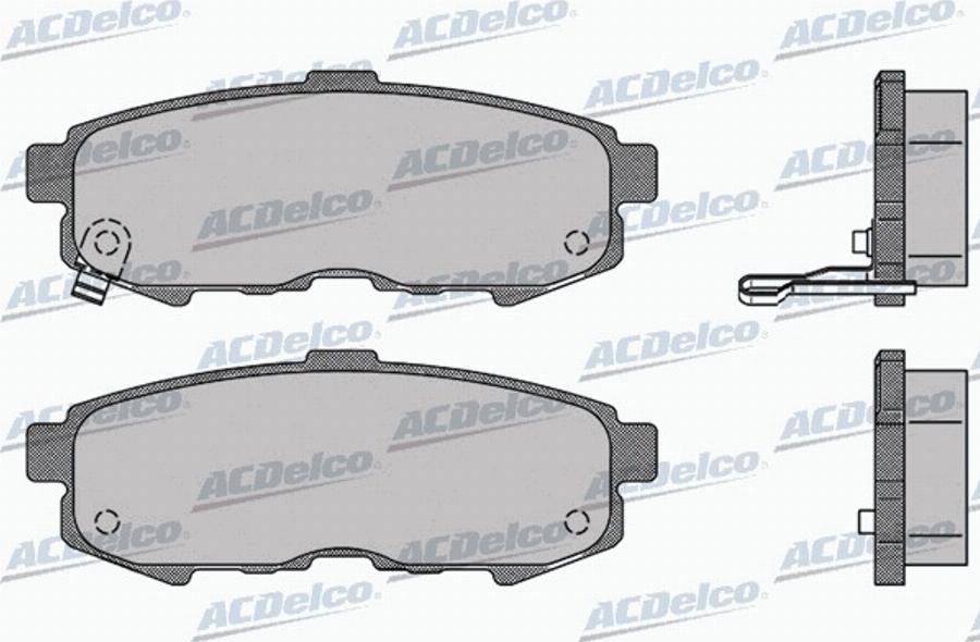 ACDelco AC0581503D - Тормозные колодки, дисковые, комплект avtokuzovplus.com.ua