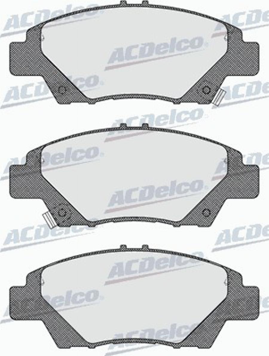 ACDelco AC0581591D - Тормозные колодки, дисковые, комплект autodnr.net