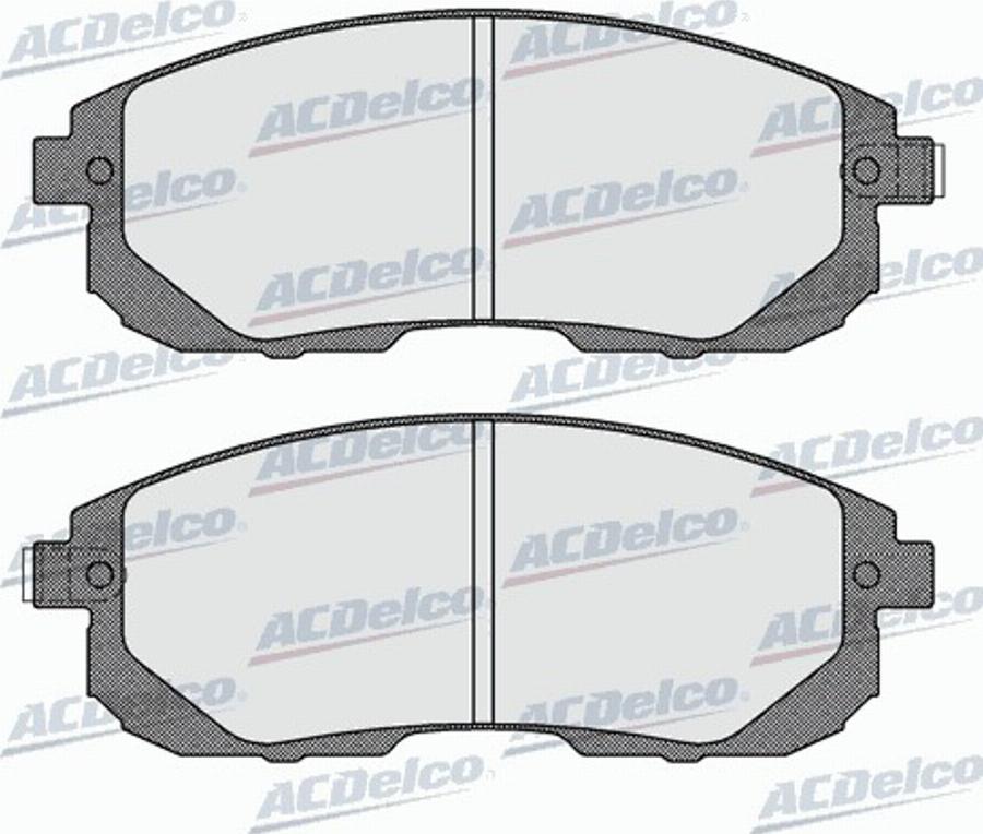 ACDelco AC0581606D - Тормозные колодки, дисковые, комплект autodnr.net