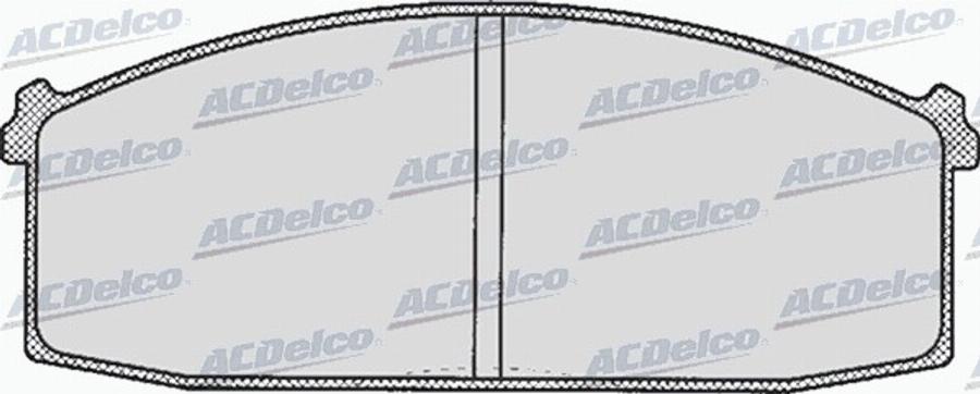 ACDelco AC058252D - Тормозные колодки, дисковые, комплект avtokuzovplus.com.ua