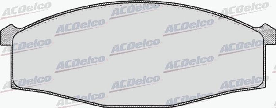 ACDelco AC058451D - Тормозные колодки, дисковые, комплект avtokuzovplus.com.ua