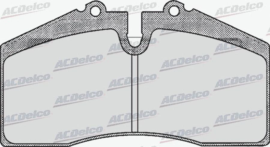 ACDelco AC058466D - Тормозные колодки, дисковые, комплект autodnr.net