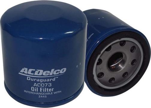 ACDelco AC073 - Масляний фільтр autocars.com.ua