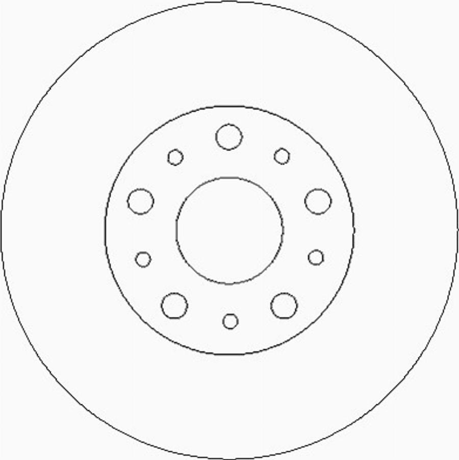 ACDelco AC2305D - Гальмівний диск autocars.com.ua