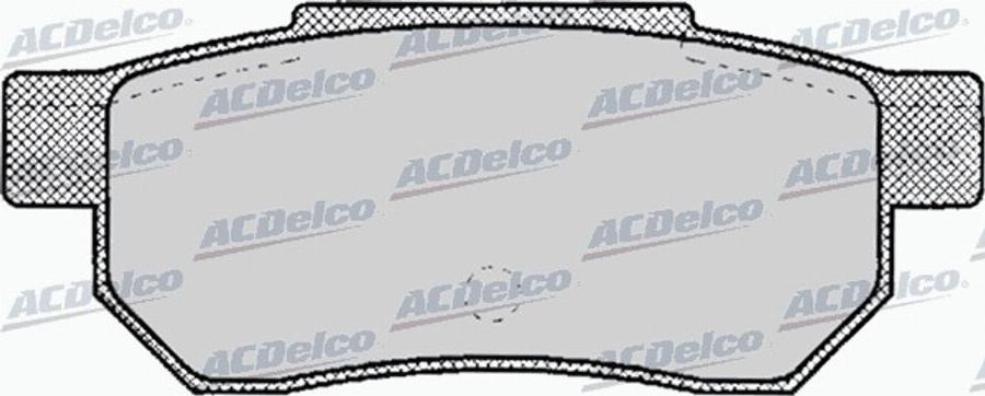 ACDelco AC422881D - Тормозные колодки, дисковые, комплект avtokuzovplus.com.ua