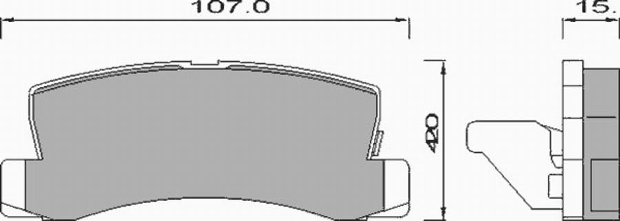 ACDelco AC428881D - Тормозные колодки, дисковые, комплект autodnr.net