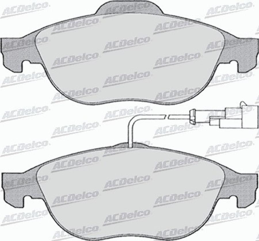 ACDelco AC688681D - Тормозные колодки, дисковые, комплект autodnr.net