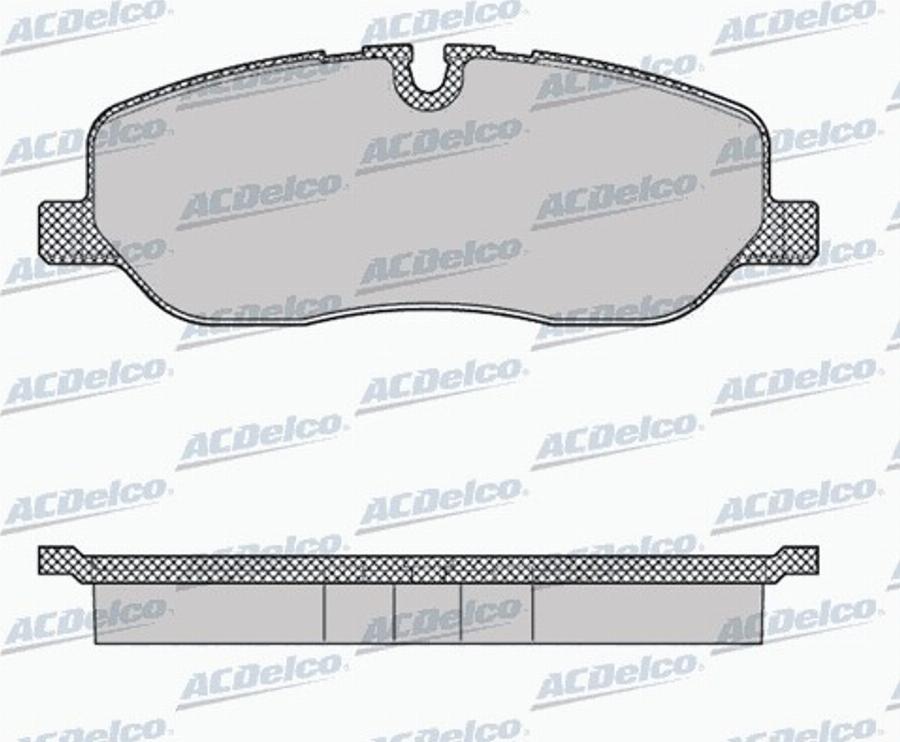 ACDelco AC848381D - Тормозные колодки, дисковые, комплект autodnr.net