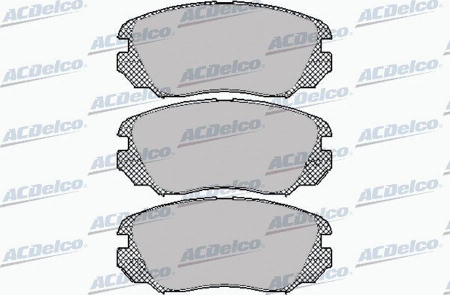 ACDelco AC870181D - Тормозные колодки, дисковые, комплект avtokuzovplus.com.ua