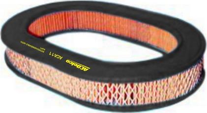 ACDelco ACA11 - Повітряний фільтр autocars.com.ua