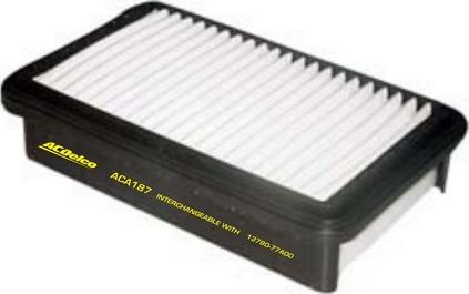 ACDelco ACA187 - Повітряний фільтр autocars.com.ua