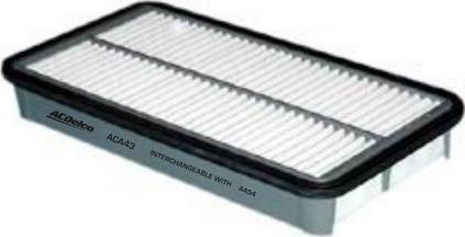 ACDelco ACA43 - Повітряний фільтр autocars.com.ua