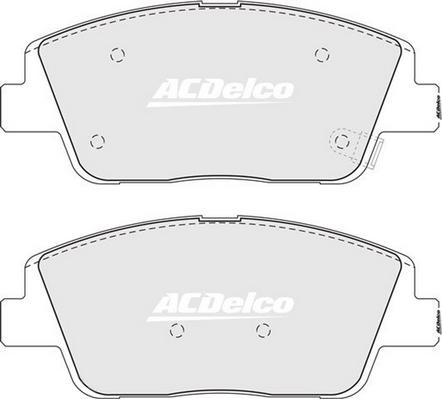 ACDelco ACD2089 - Гальмівні колодки, дискові гальма autocars.com.ua