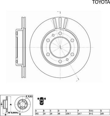 ACDelco ACDR151 - Тормозной диск avtokuzovplus.com.ua