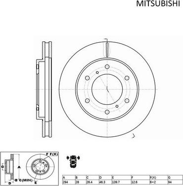 ACDelco ACDR2208 - Гальмівний диск autocars.com.ua