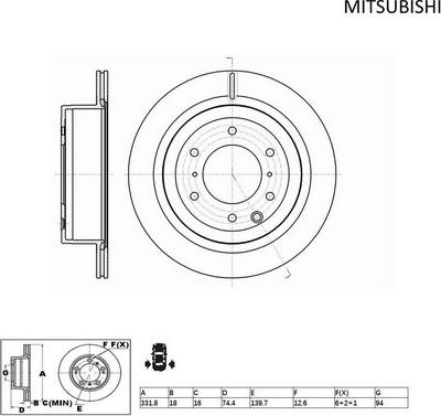 ACDelco ACDR2219 - Гальмівний диск autocars.com.ua