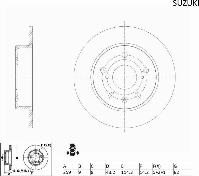 ACDelco ACDR2589 - Тормозной диск avtokuzovplus.com.ua