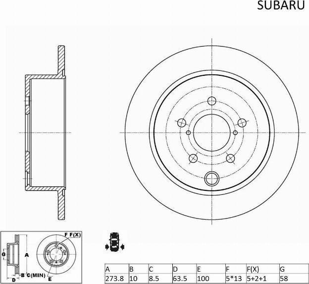 ACDelco ACDR2667 - Тормозной диск avtokuzovplus.com.ua