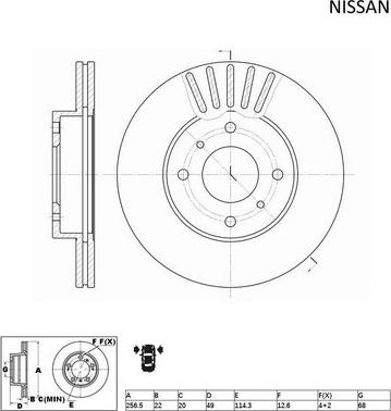 ACDelco ACDR617 - Гальмівний диск autocars.com.ua