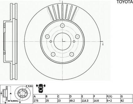 ACDelco ACDR692 - Тормозной диск avtokuzovplus.com.ua