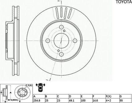 ACDelco ACDR712 - Тормозной диск autodnr.net