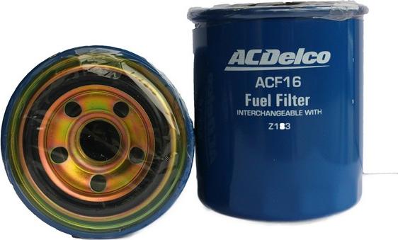 ACDelco ACF16 - Топливный фильтр autodnr.net