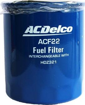 ACDelco ACF22 - Паливний фільтр autocars.com.ua