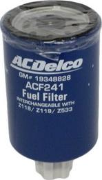 ACDelco ACF241 - Паливний фільтр autocars.com.ua