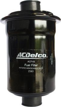 ACDelco ACF49 - Паливний фільтр autocars.com.ua