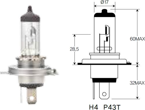 ACDelco ACH4LL - Лампа накаливания, основная фара autodnr.net