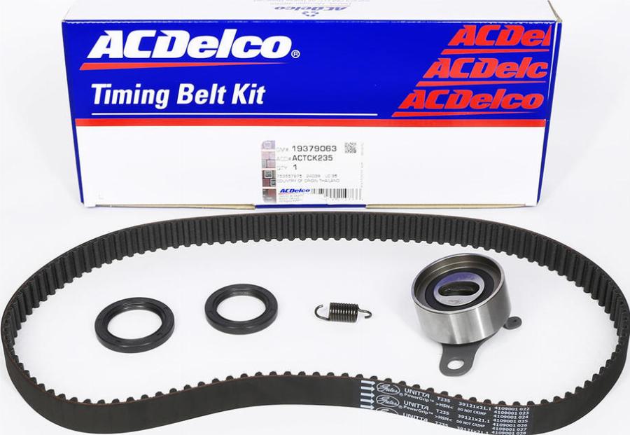 ACDelco ACTCK235 - Комплект ременя ГРМ autocars.com.ua