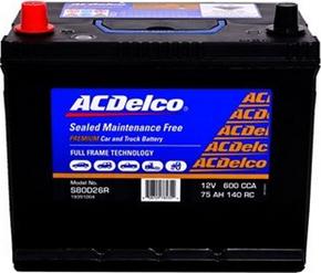 ACDelco S80D26R - Стартерна акумуляторна батарея, АКБ autocars.com.ua