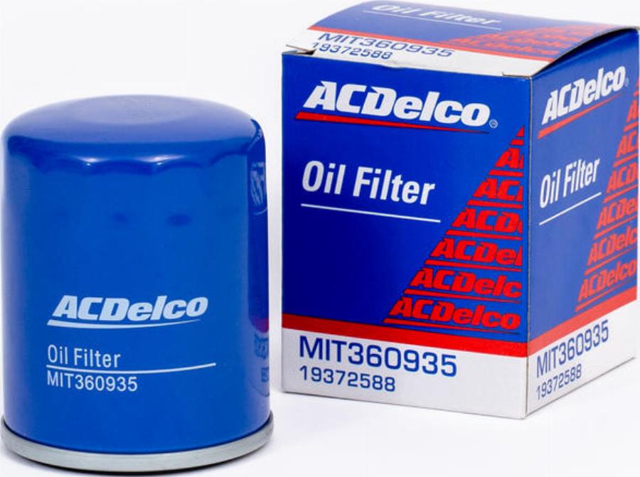 ACDelco 19372588 - Масляний фільтр autocars.com.ua