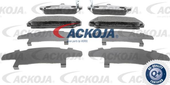ACKOJA A26-0019 - Гальмівні колодки, дискові гальма autocars.com.ua