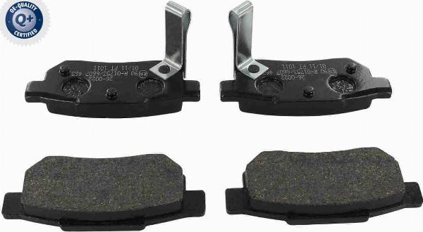 ACKOJA A26-0022 - Гальмівні колодки, дискові гальма autocars.com.ua