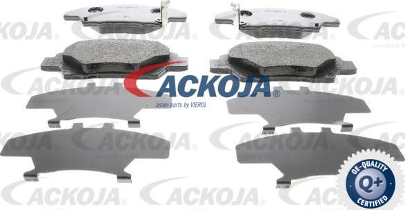 ACKOJA A26-0033 - Гальмівні колодки, дискові гальма autocars.com.ua
