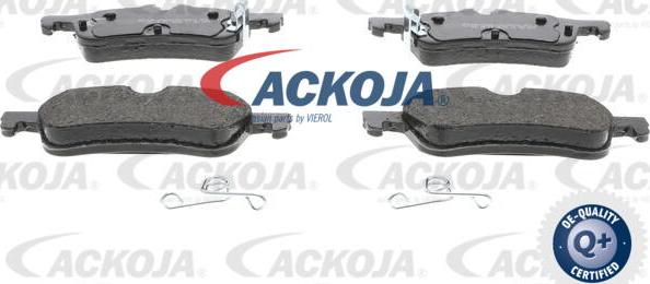 ACKOJA A26-0244 - Гальмівні колодки, дискові гальма autocars.com.ua