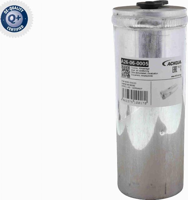 ACKOJA A26-06-0005 - Осушувач, кондиціонер autocars.com.ua