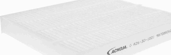ACKOJA A26-30-1001 - Фільтр, повітря у внутрішній простір autocars.com.ua