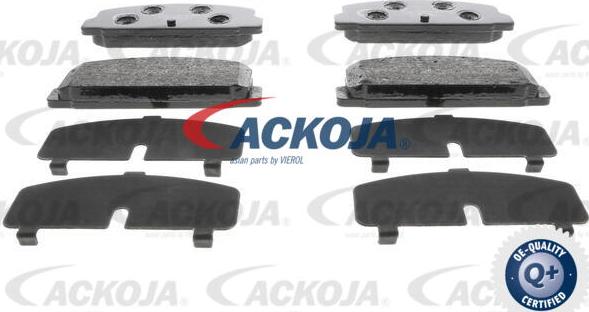 ACKOJA A32-0032 - Гальмівні колодки, дискові гальма autocars.com.ua