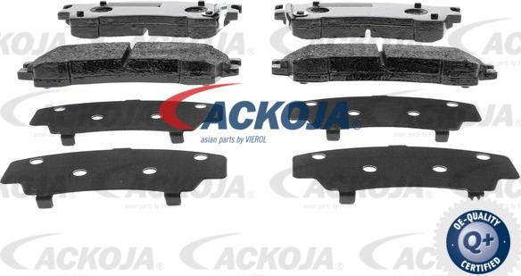 ACKOJA A32-0043 - Гальмівні колодки, дискові гальма autocars.com.ua