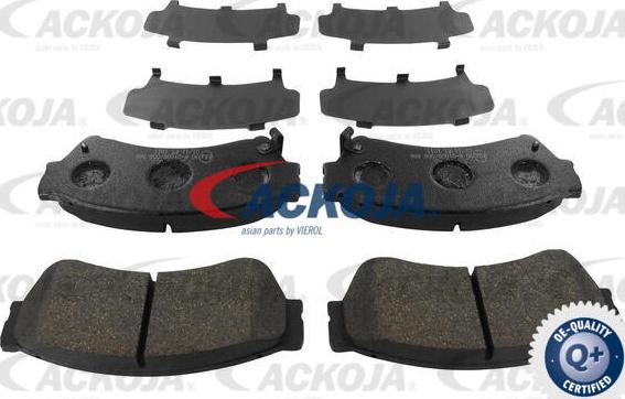 ACKOJA A32-0065 - Гальмівні колодки, дискові гальма autocars.com.ua
