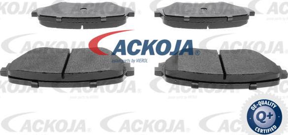 ACKOJA A32-0066 - Гальмівні колодки, дискові гальма autocars.com.ua