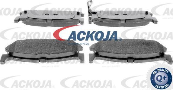 ACKOJA A32-0130 - Гальмівні колодки, дискові гальма autocars.com.ua