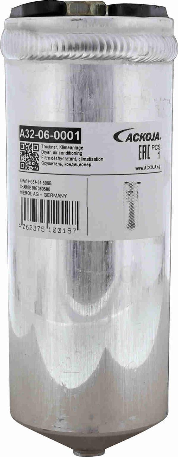 ACKOJA A32-06-0001 - Осушувач, кондиціонер autocars.com.ua