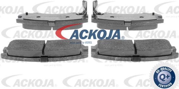 ACKOJA A37-0007 - Гальмівні колодки, дискові гальма autocars.com.ua