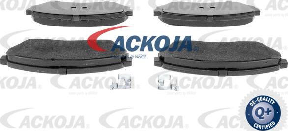 ACKOJA A37-0014 - Гальмівні колодки, дискові гальма autocars.com.ua