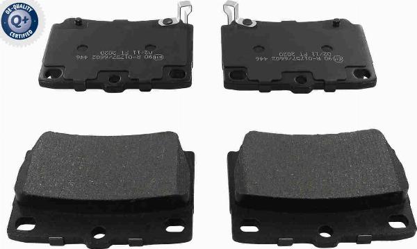 ACKOJA A37-0015 - Гальмівні колодки, дискові гальма autocars.com.ua