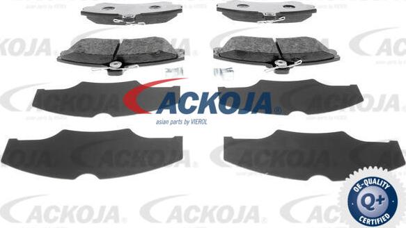 ACKOJA A37-0024 - Гальмівні колодки, дискові гальма autocars.com.ua