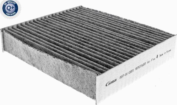 ACKOJA A37-31-0001 - Фільтр, повітря у внутрішній простір autocars.com.ua